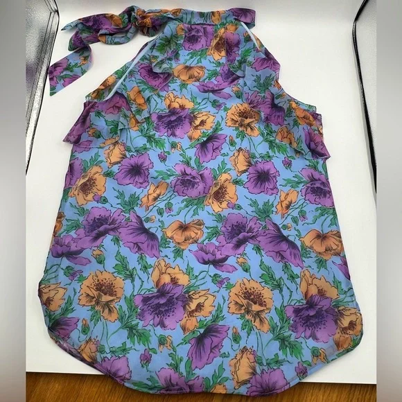 VERONICA BEARD Dali Floral Silk Top - Picture 5 of 12